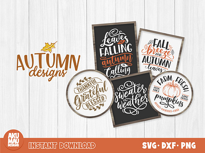 AUTUMN SVG Design autumn svg cricut digital download fall svg graphic design silhouette svg svg cut svg cut file svg file