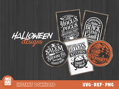 HALLOWEEN SVG Design autumndesign autumnsvg digitaldownload falldesign fallsvg fallsvgcutfile svg svgcutfiles svgfiles