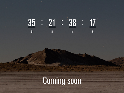 Countdown Timer 014 dailyui