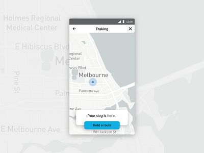 Location Tracker 020 dailyui design