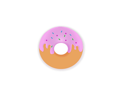 Donut adobe illustrator artist content creation designer food food illustration icon illustrator