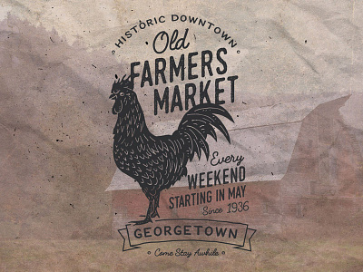 Farmers Market Ad Illustration