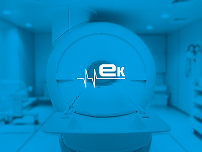 Logo - EK agency brand brand identity branding branding design care communication design graphic graphic design health healthcare identity logo logo design logotype medical mri scanner