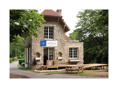 Reception signage  - Camping des Bondons