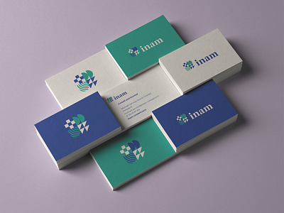 Business card - Inam advice brand brand design brand identity branding business card corporate design graphic graphic design illustration inheritance logo logotype