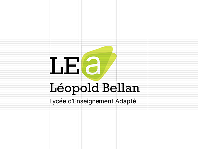 Logo - LEA Léopold Bellan brand brand design brand identity branding corporate design graphic graphic design logo logotype school university