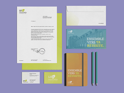 Branding - LEA Léopold Bellan brand brand design brand identity branding corporate design graphic graphic design logo logotype school university