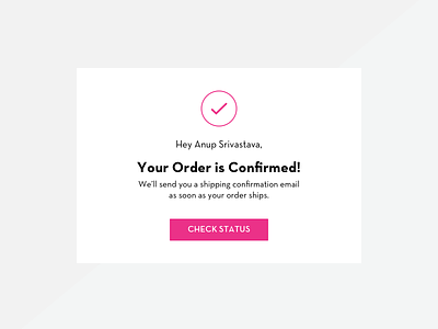 Order Confirmed confirmation order order confirmed order success thank you page