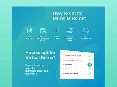 Demo Option color demo design inofgraphics landing page ui ui template