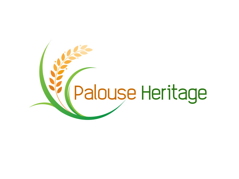 Palouse Heritage food form grain heritage logo palouse weat