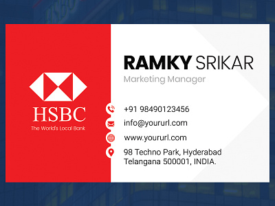 Hsbc Visiting Card