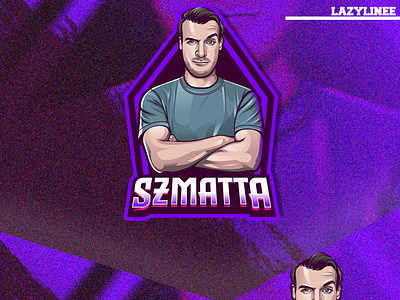 Szmatta Mascot Logo gaming logo mascotlogo streamer twitch vector youtubegaming