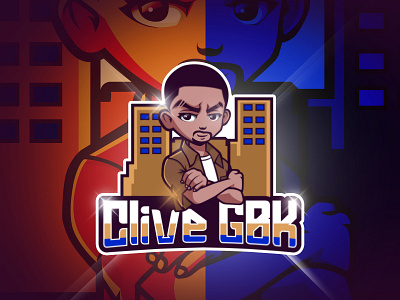 Mascot Logo "Clive GBK"