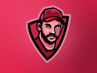 Mascot Logo Portrait "Capman" gaming logogaming mascotlogo streamer twitch youtubegaming youtubelogo