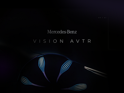 Mercedes-Benz VISION AVTR - UX UI