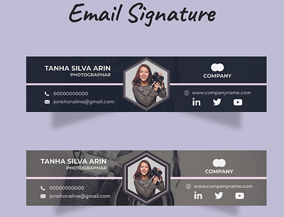 Email signature design