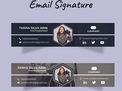 Email signature design