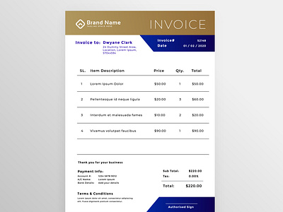 Invoice Design