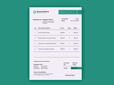 Invoice Design