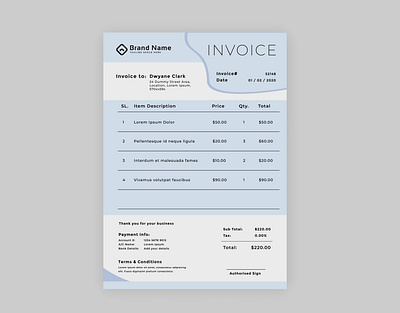 Invoice Design