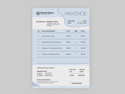 Invoice Design