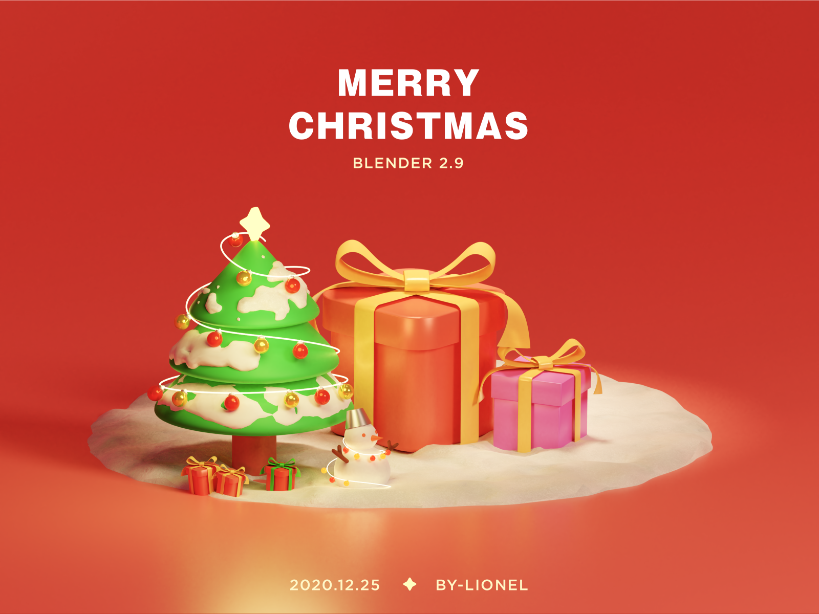 Merry Christmas by Lionel on Dribbble