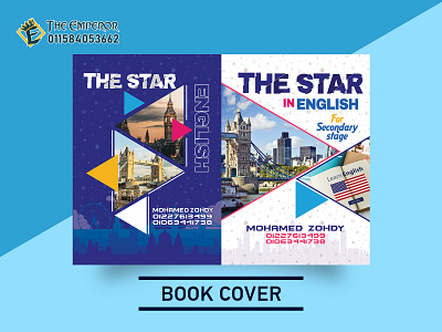 English Book Cover branding design graphic design illustration typography vector