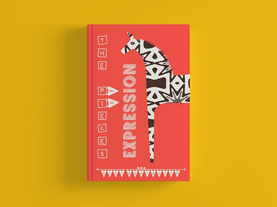 The Pieces of Expression - Book Cover book cover branding concept expression graphic design illustration visual design