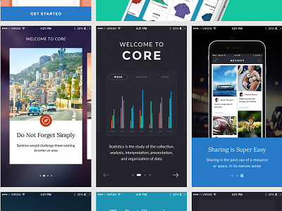 CORE UI Kit: 120 iOS Screens