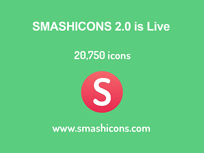 Smashicons V2.0 is LIVE - 20,750 icons icons smashicons vector