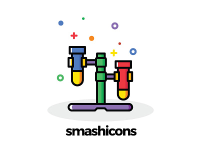 Science Icons (Cartoony Style) │Smashicons.com cartoon cartoony icons iconset science testube