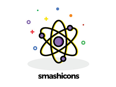 Science Icons (Cartoony Style) │Smashicons.com atom cartoon cartoony icons iconset science testube