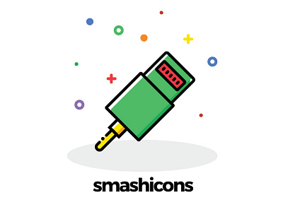 Technology Icons (Cartoony Style) │Smashicons.com cartoon cartoony icon icons iphone charger smashicons tech technology