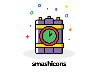 Badges and Army Icons (Cartoony Style) │Smashicons.com army badges bomb cartoon cartoony icon icons smashicons