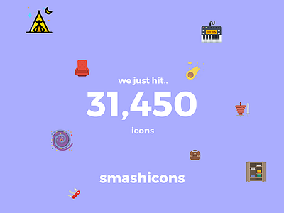 We hit 31450 icons with latest update! │Smashicons.com