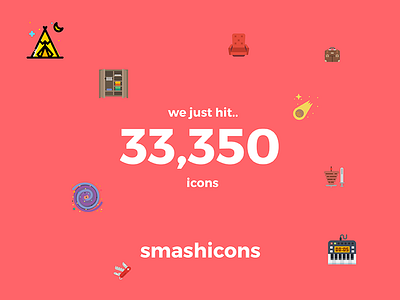 We hit 33350 icons with latest update! │Smashicons.com