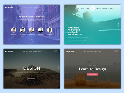 Express Web Framework │designerbundle.com apple design design bundle design template ios ios app design mobile design ui ui kit user interface ux web elements web template