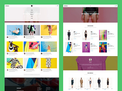Zazara Web Theme Template │designerbundle.com
