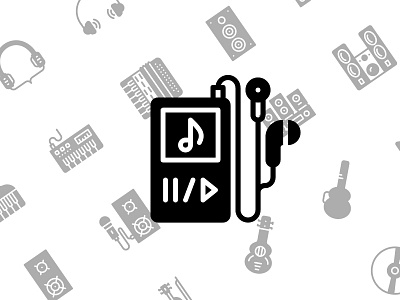 Music Icons (Solid / Glyph Style) │Smashicons.com