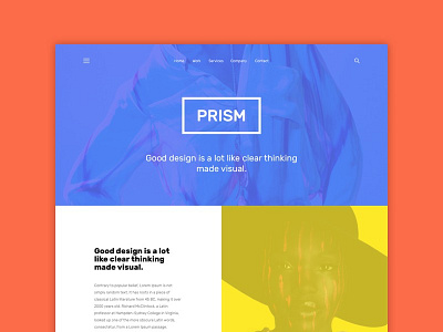 Prism Web Theme Template │designerbundle.com