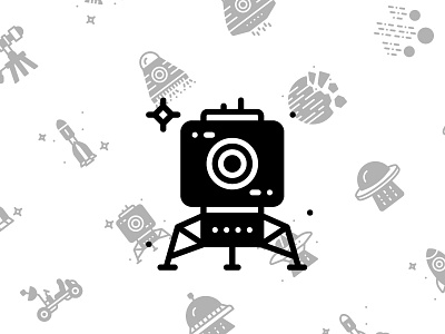 Space Icons (Solid / Glyph Style) │Smashicons.com