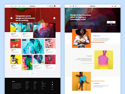 Fashionista Web UI Kit │designerbundle.com