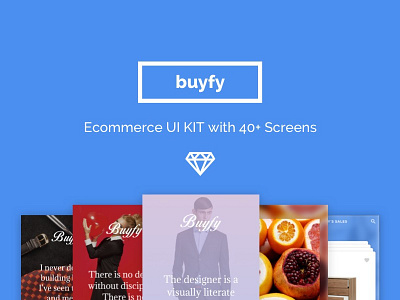 Buyfy E-commerce Mobile UI Kit │designerbundle.com