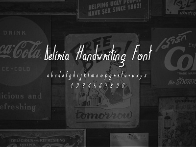 Deliria Handmade Font │designerbundle.com