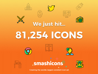 The worlds largest, most consistent icon set │Smashicons.com