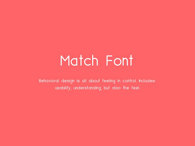 Match Font │designerbundle.com