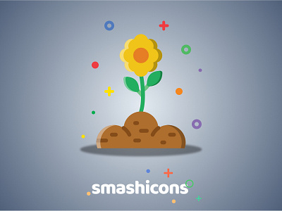 Smashicons flat garden