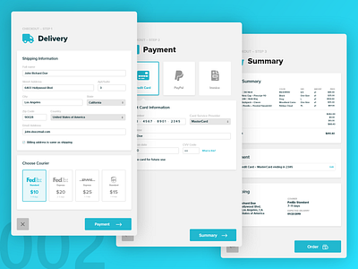 Daily UI #002 – Checkout checkout daily ui dailyui dailyui 002 ecommerce payment shipping store