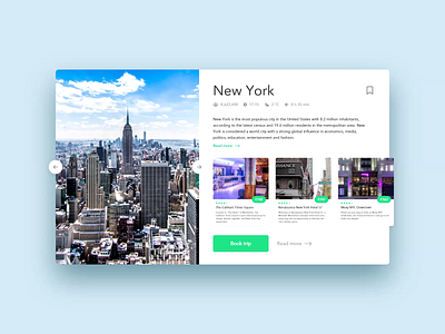 Daily UI #012 – Single Product booking city daily ui dailyui dailyui 012 product single product travel trip