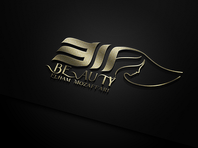 Elham Mozaffari Beauty salon beauty salon branding design logo logo design minimal